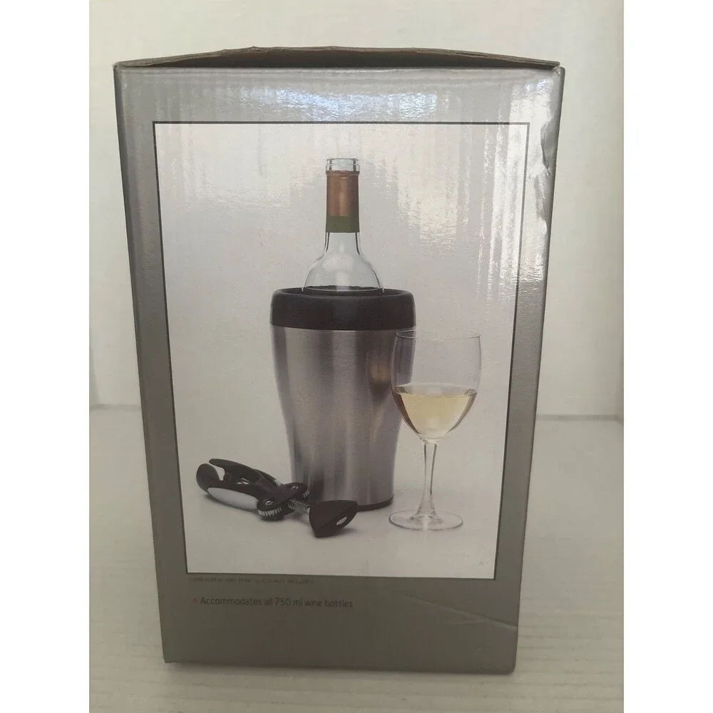 OXO Stainless Steel Wine Bottle Chiller Cooler Hot night Cool your wine